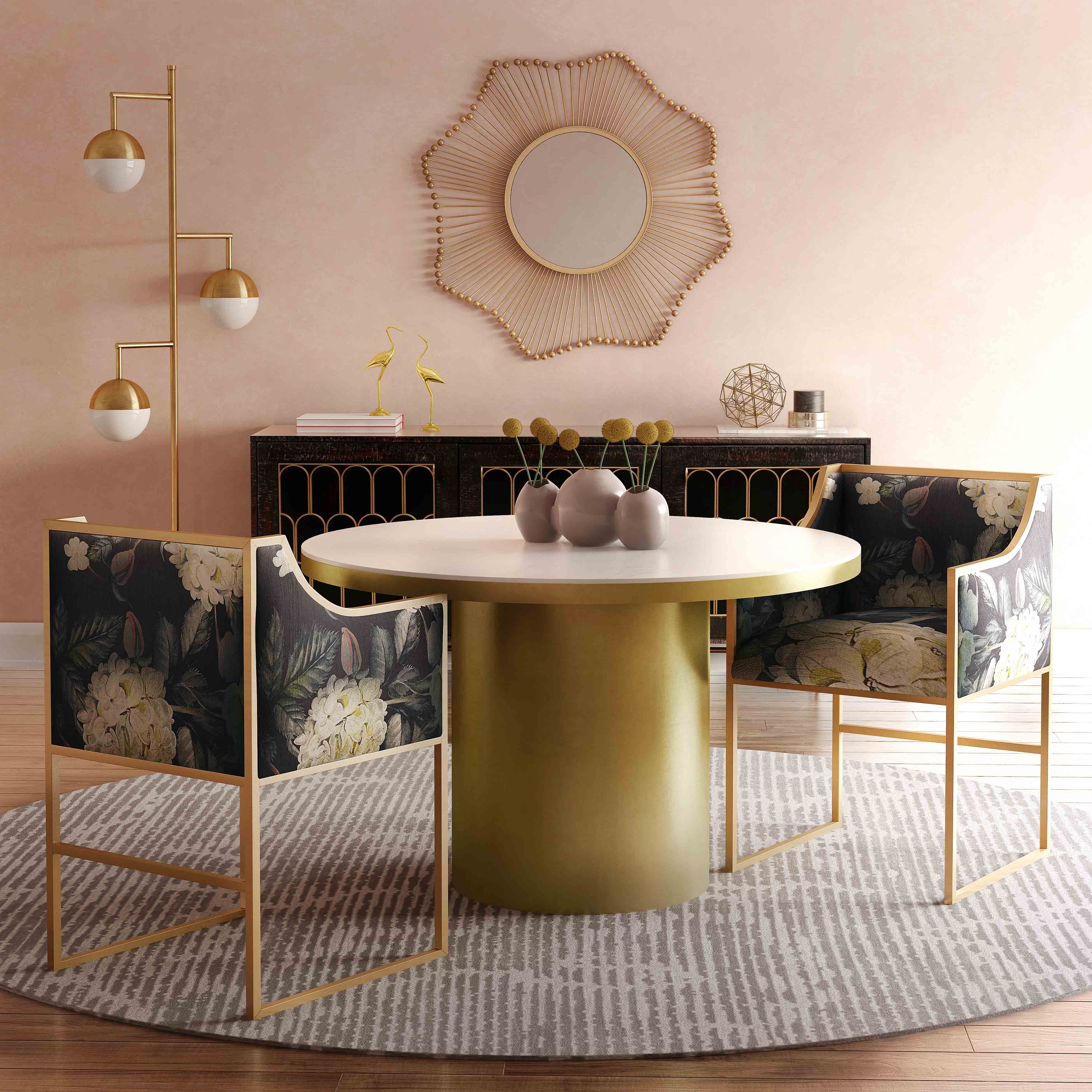 Round modern dinette